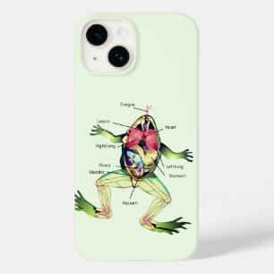 De Kikker's Anatomy Green Case-Mate iPhone 14 Hoesje