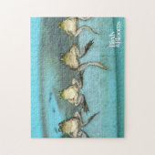 De Kikkers van de zitting Legpuzzel (Verticaal)