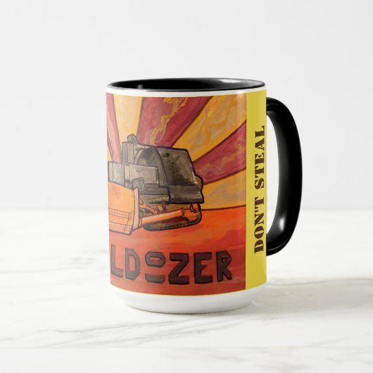 De KILLDOZER-mok Mok (Voorkant rechts)