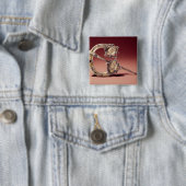 De Kilmainham Brooch uit Kilmainham Vierkante Button 5,1 Cm (In situ)