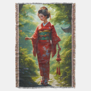 De Kimono's Wandeling Deken