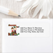 De Kinder aflezing van het teken is gestreken Etiket (Insitu)