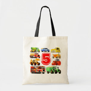 De kinder Grote 5de Verjaardag van de Douane van Tote Bag