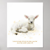 De Kinderen van het lam van God illustratie Nurser Poster (Voorkant)
