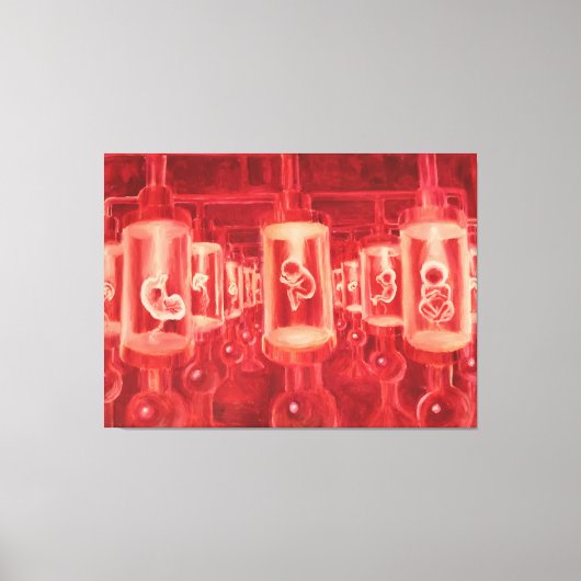 De kinderfabriek canvas afdruk (Voorkant)