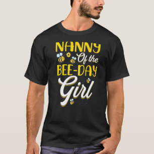 De kindermeisje van de bijendag komt rond de dag v t-shirt