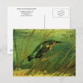 De Kingfisher, Van Gogh Fine Art Briefkaart (Voorkant / Achterkant)