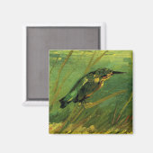 De Kingfisher Van Gogh Fine Art Magneet (Voorkant / Achterkant)