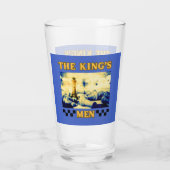 De King's Mannen Schaakspeler Glas (Achterkant)