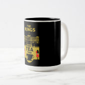 De Kings Tea Royal Corporation Large Coffee Mok (Voorkant rechts)