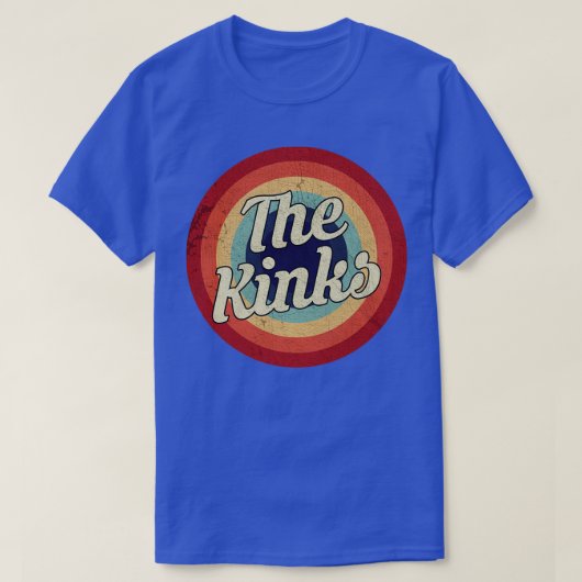 De Kinks Retro Circle  T-shirt (Design voorkant)
