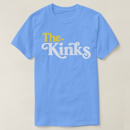 De Kinks Retro Faded stijl T-shirt (Design voorkant)