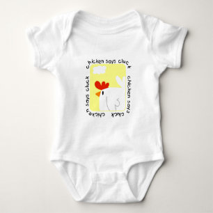 De kip zegt T-shirts en Giften klok