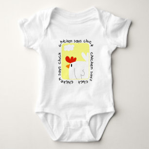 De kip zegt T-shirts en Giften klok