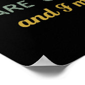 De kippen zeggen dat ik  boer moet worden. poster (Hoek)