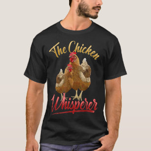 De kippenkop Whisperer Funny Chicken Lover Farming T-shirt