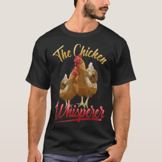 De kippenkop Whisperer Funny Chicken Lover Farming T-shirt
