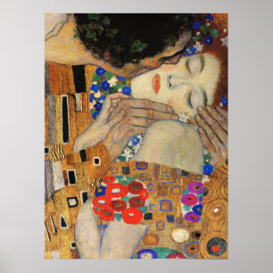 De Kiss (Detail) Gustav Klimt Poster