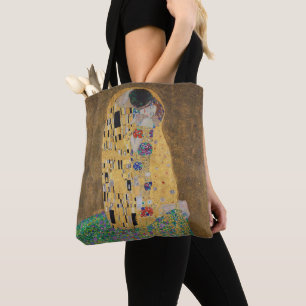 De Kiss (geliefden) Der Kuss (Liebespaar) G. Klimt Draagtas