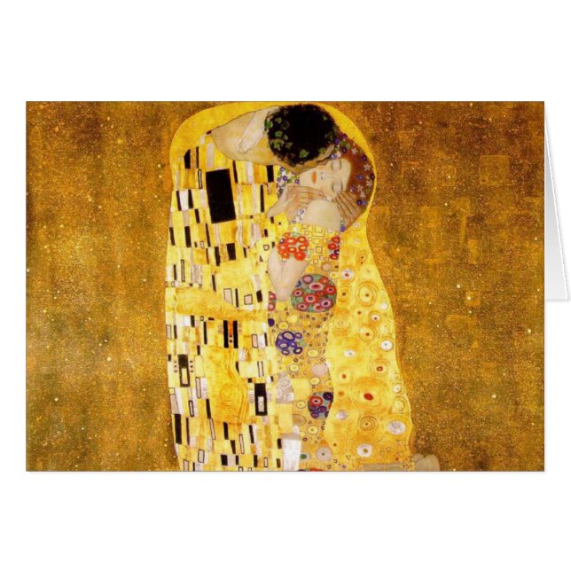 De Kiss Gustav Klimt (Voorkant Horizontaal)