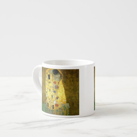 De Kiss ~ Gustav Klimt Espresso Kop (Voorkant links)