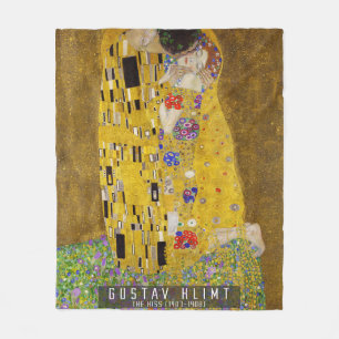 De Kiss - Gustav Klimt Fleece Deken