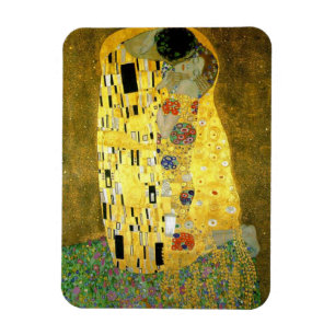 De Kiss ~ Gustav Klimt Magneet