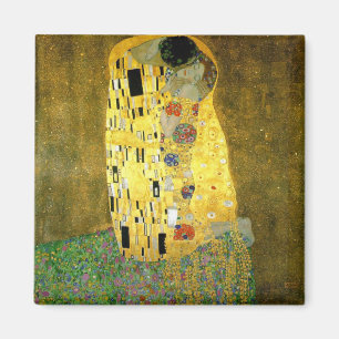 De Kiss ~ Gustav Klimt Magneet
