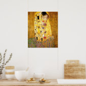 De Kiss Gustav Klimt Poster (Keuken)