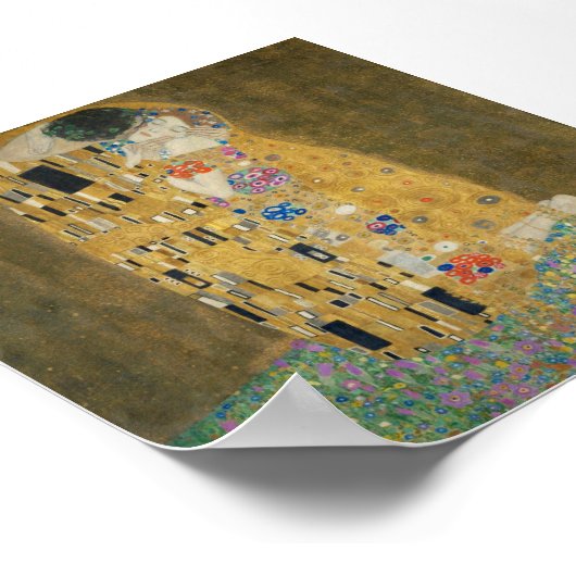 De Kiss - Gustav Klimt Poster (Hoek)