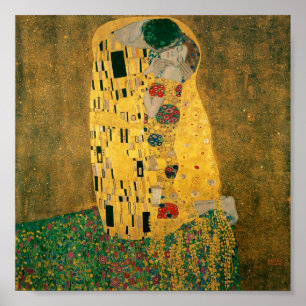 De Kiss - Gustav Klimt Poster