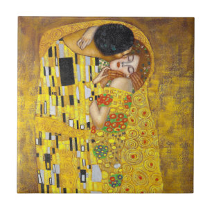 de Kiss - Gustav Klimt Tegeltje