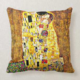De Kiss, schilderij van Gustav Klimt Kussen