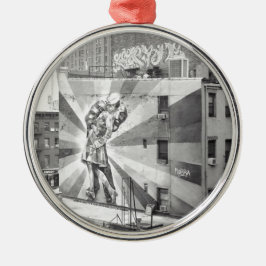 De Kissers fotograferen Art Wall, Highline NYC Metalen Ornament