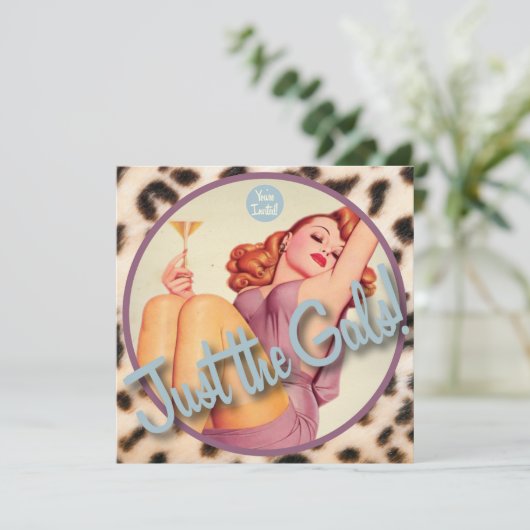 De Kitsch Bitsch : Alleen de Gals. Kaart (Staand voorkant)