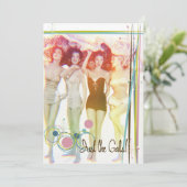 De Kitsch Bitsch : Alleen de Gals. Kaart (Staand voorkant)