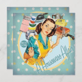 De Kitsch Bitsch: een huishoudelijke affaire bruid Kaart (Voorkant / Achterkant)