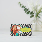 De Kitsch Bitsch : Glam-A-Zon Visitekaartje (Staand voorkant)