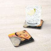 De Kitsch Bitsch :  Huisvrouw Grafisch Bier Onderzetter (Rechterzijde)