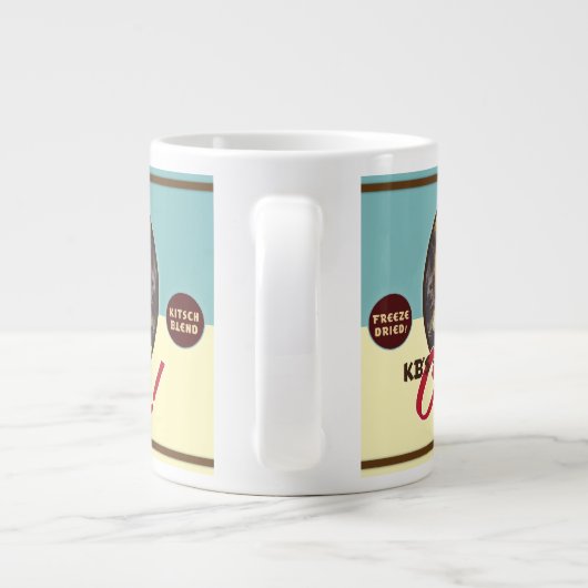 De Kitsch Bitsch : KB's koffie Jumbo Mok (Achterkant)