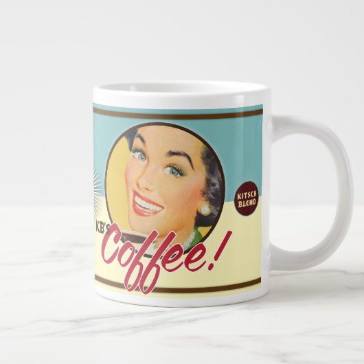 De Kitsch Bitsch : KB's koffie Jumbo Mok (Rechts)