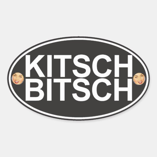 De kitsch bitsch: kitsch bitsch auto Sticker (Voorkant)