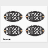 De kitsch bitsch: kitsch bitsch auto Sticker (Vel)