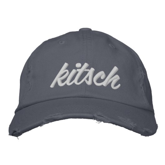 De Kitsch Bitsch©: Kitsch geborduurd Pet (Voorkant)