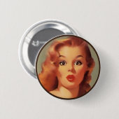 De Kitsch BItsch: pop-upportretten Ronde Button 5,7 Cm (Voorkant /achterkant)