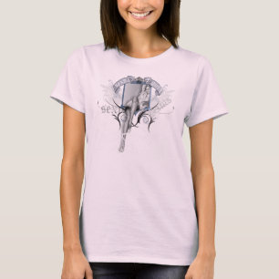 De Kitsch Bitsch Retro B/W Tattoo Pin-Up T-shirt