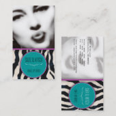 De Kitsch Bitsch : Retro Glamor Girl Visitekaartje (Voorkant / Achterkant)