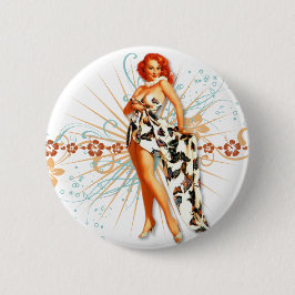 De Kitsch Bitsch : Tattoo Tiki! Ronde Button 5,7 Cm