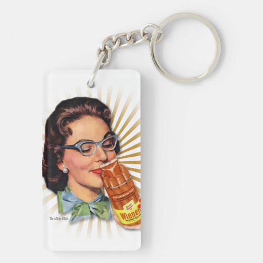 De Kitsch Bitsch : Verboden dames van Kitsch Sleutelhanger (achterkant)