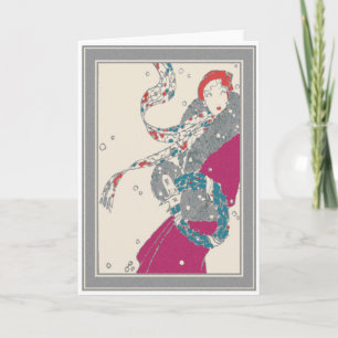 De Klant van de Kroon van Deco van Kerstmis in de Feestdagen Kaart